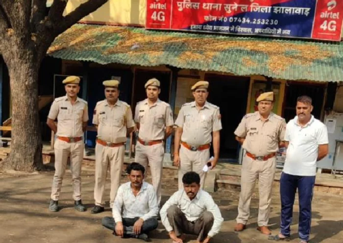 Police crackdown in Jhalawar, 2 arrested for smuggling cattle