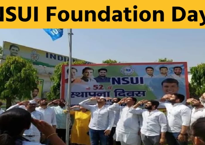 NSUI's 52nd foundation day will celebrate today in rajasthan