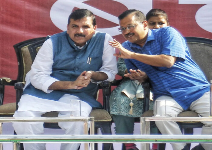 sanjay singh arvind kejriwal